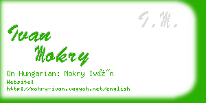 ivan mokry business card